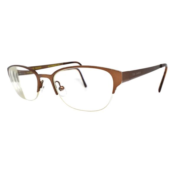 Ted Baker Hi Gloss B216 BRN 51-19-135mm Eyeglasses FRAMES ONLY - GOOD CONDITION - Picture 1 of 13